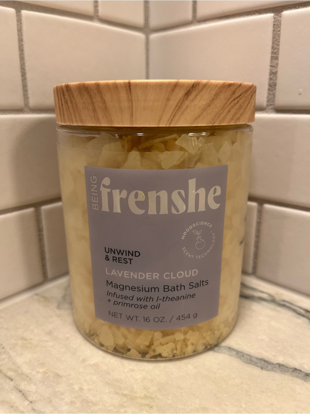 Being Frenshe Lavender Cloud Magnesium Bath Salts